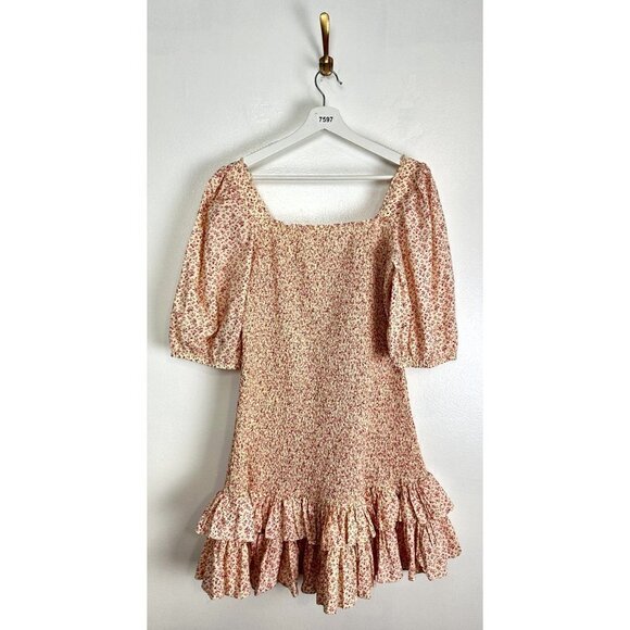 BYTIMO Smocked Poplin Dress in Iris Size X-Large - Picture 9 of 10